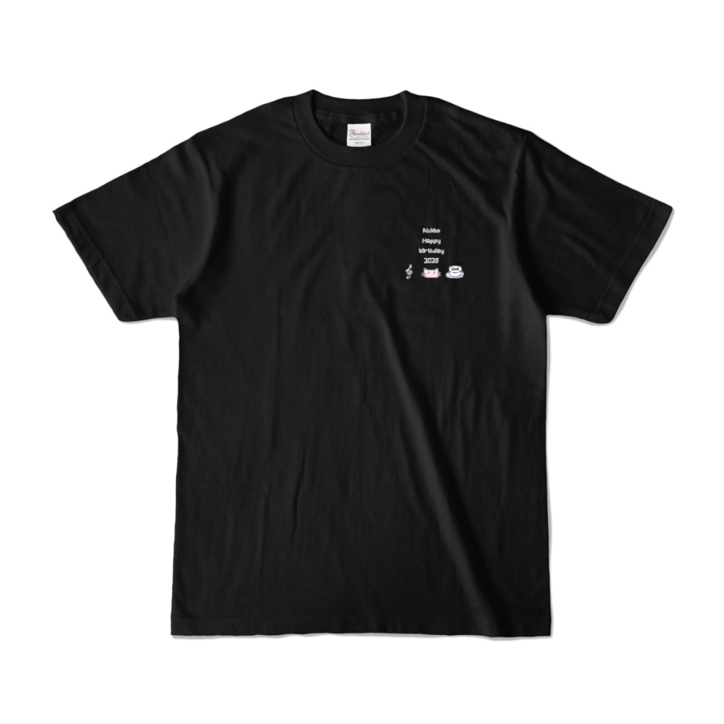 ぬっこお誕生日記念♡限定Tシャツ2025*ブラック