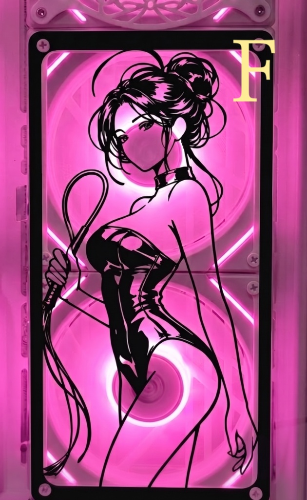 アニメ風 PCファンカバー / カスタムグリル / Anime PC Fan Cover / Custom Cooler Grill