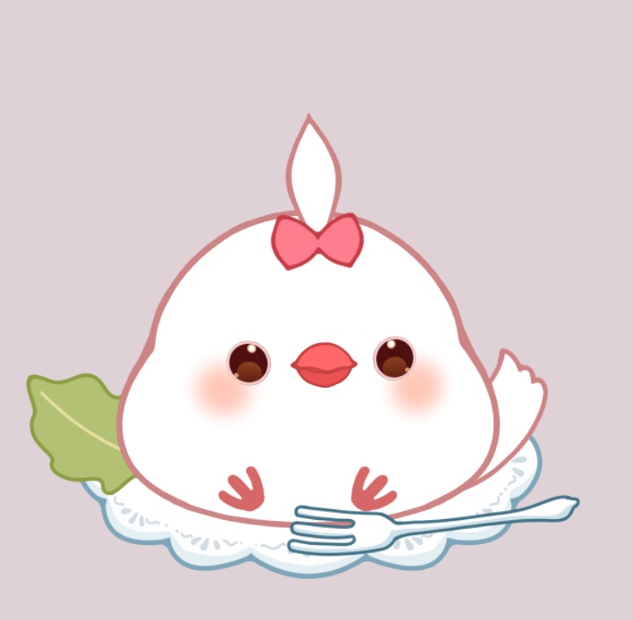 【Live2Dアイテム】モチモチ大福鳥/Bird