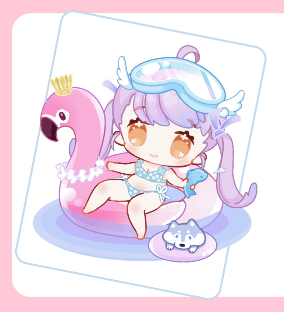 ★無料★live2dviewerex飄飄泳圈