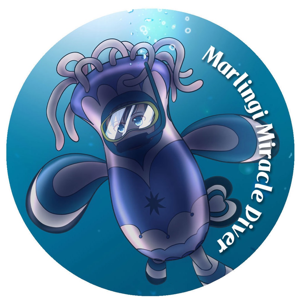 缶バッジ（矢宵かのこ～マーリンギミラクルダイバー）