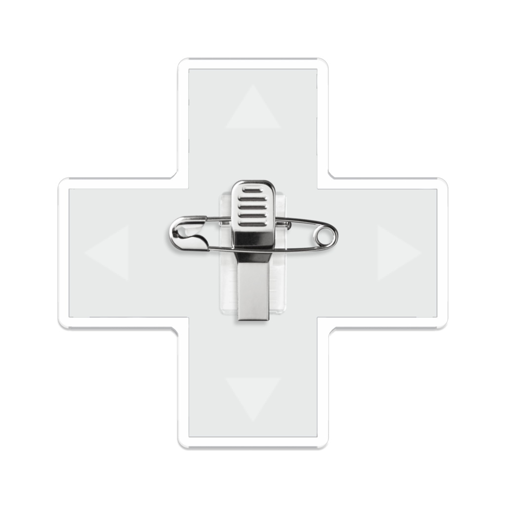 猫北ゆうりのヘアピン風アクリルピンバッジ