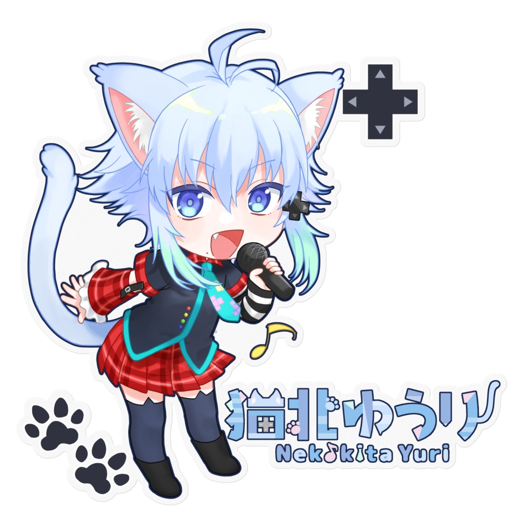 猫北ゆうり歌verステッカー