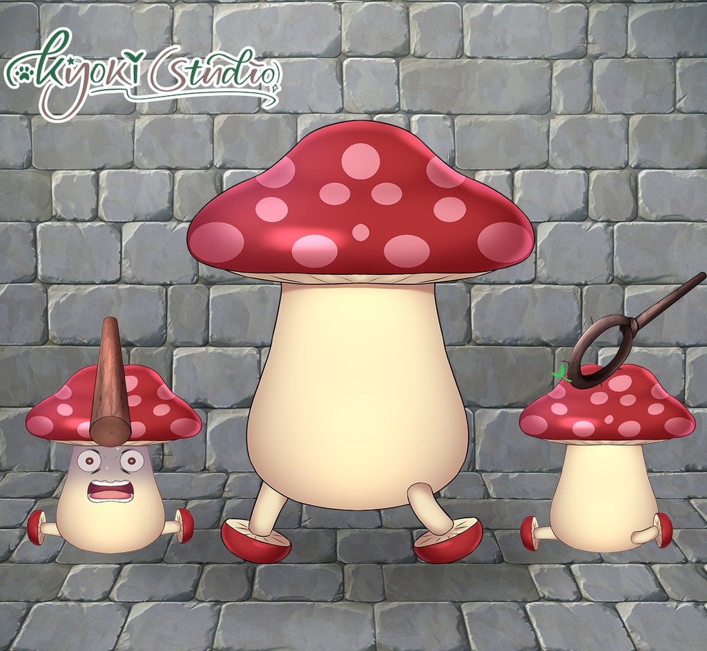 [Vtuber Assets]  The Walking Mushroom from deliciousindungeon