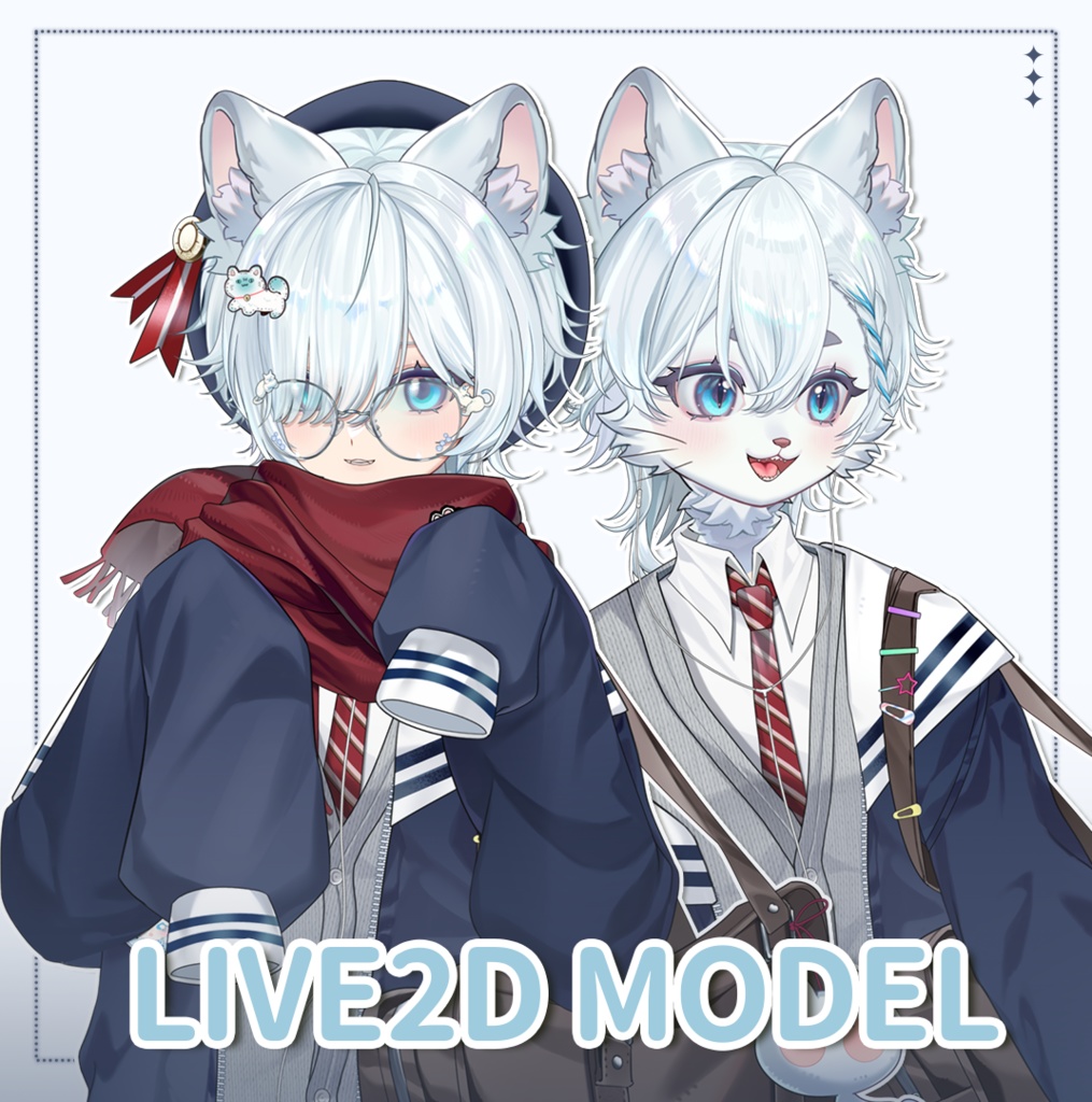 [汎用モデル] 男の子？それとも猫？/ [Live2D Model] Yuki Winter — Boy or Cat?