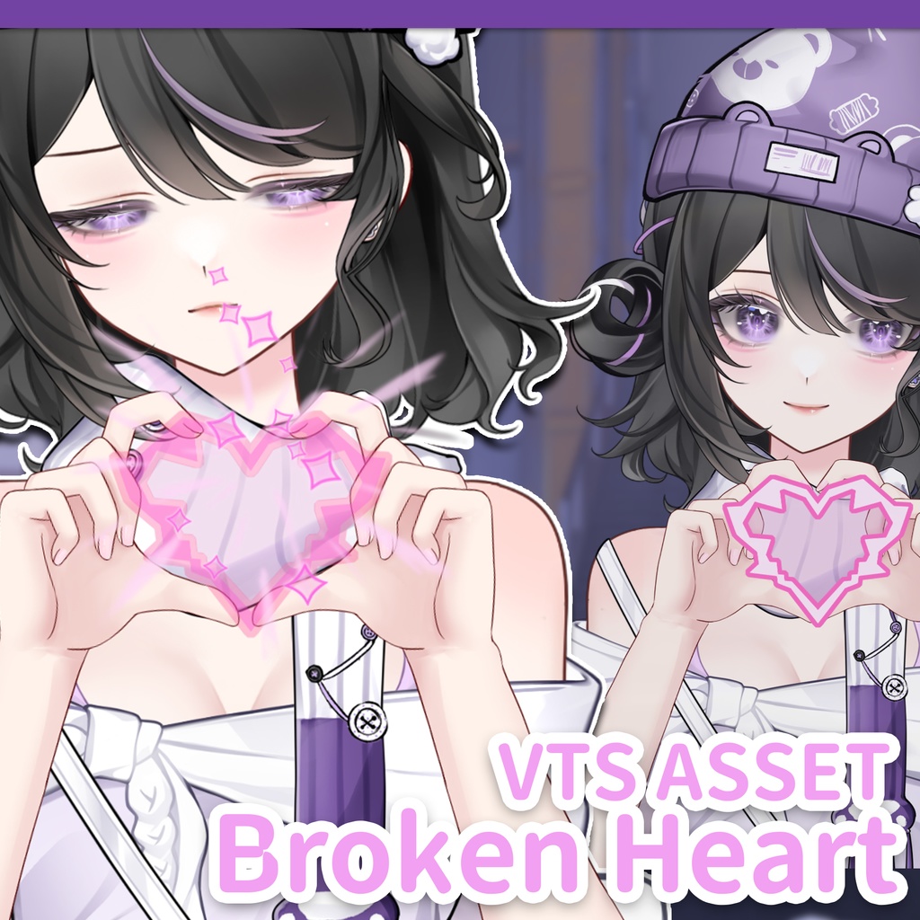 [Vtuber Free Assets] Broken Heart