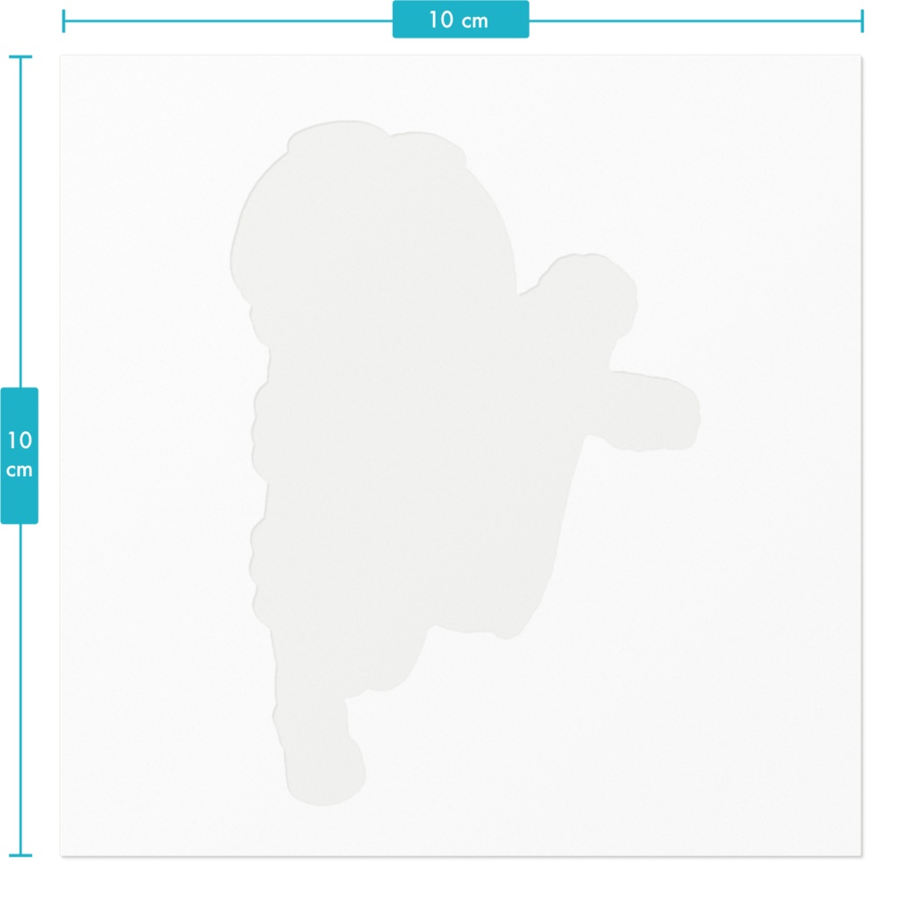 1000人記念ステッカーB