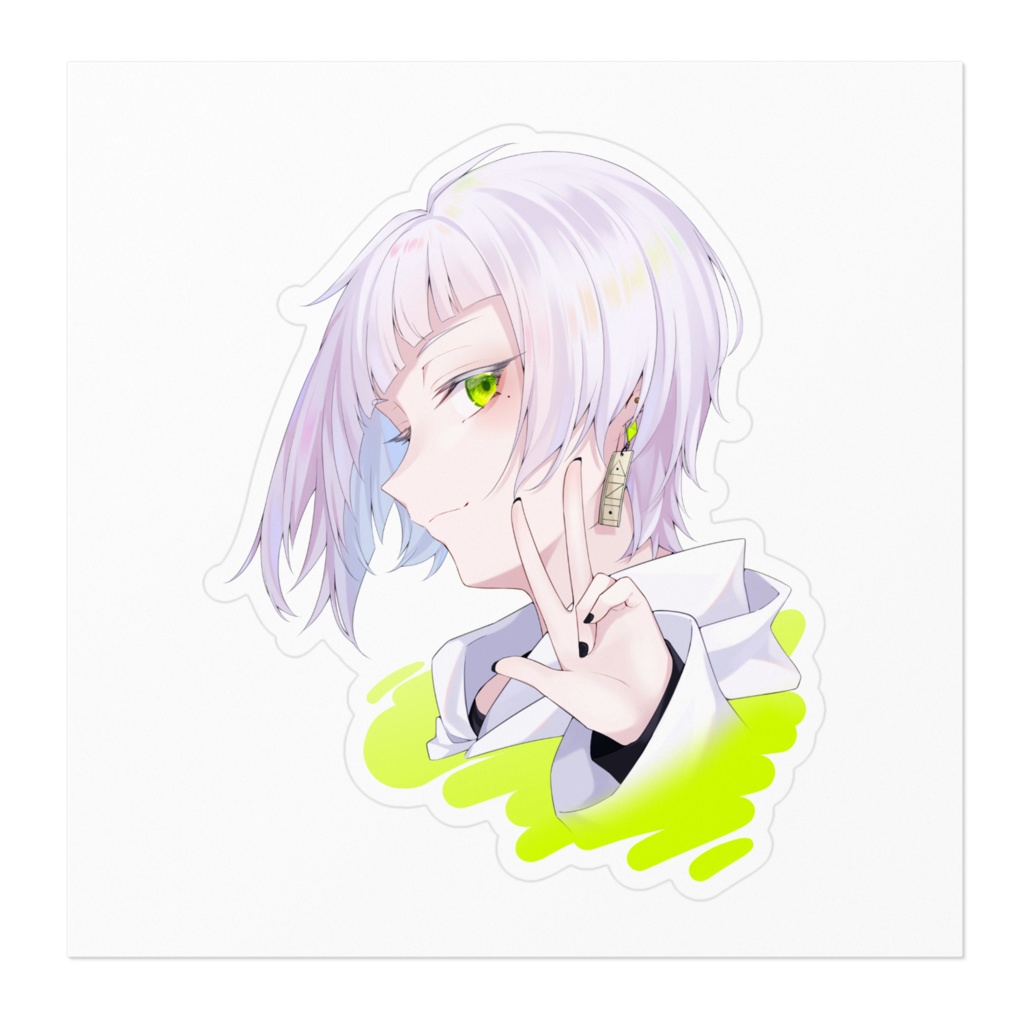 2000人記念ステッカー