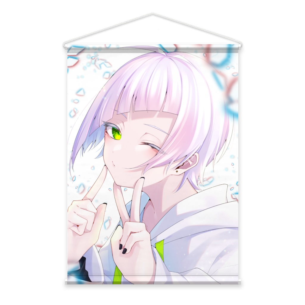 誕生日記念イラストタペストリー