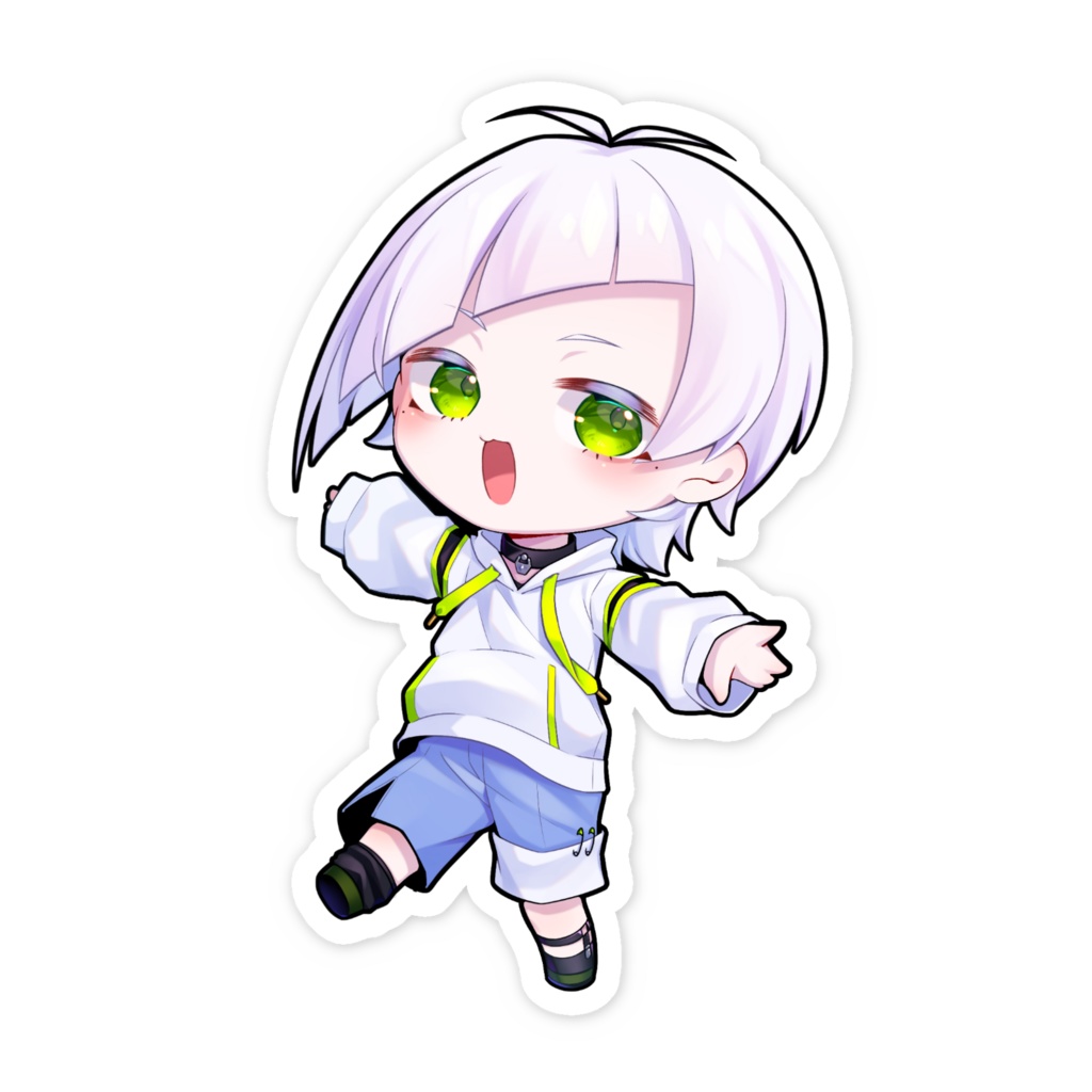 二周年記念ステッカー