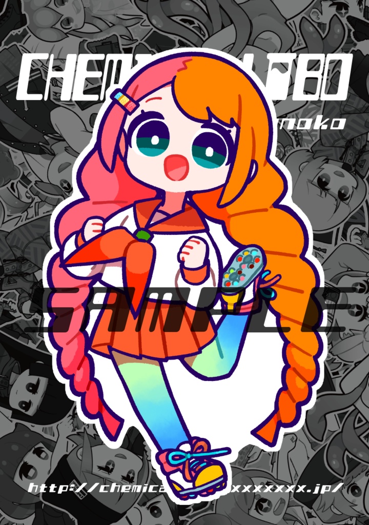 駄菓子ちゃんステッカー