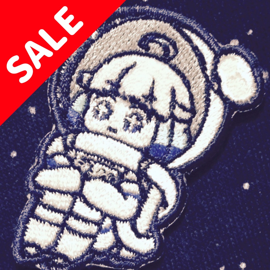 【在庫処分セール】アストロノーツ刺繍バッジ