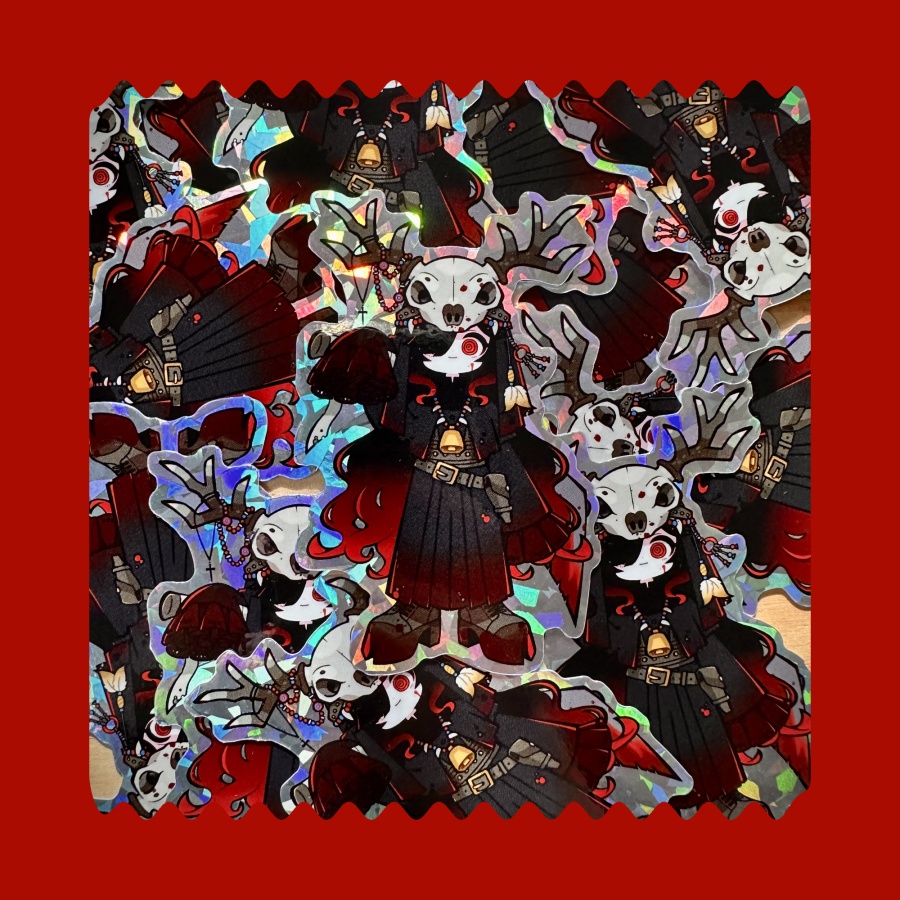 HappyHalloween2024鹿ステッカー