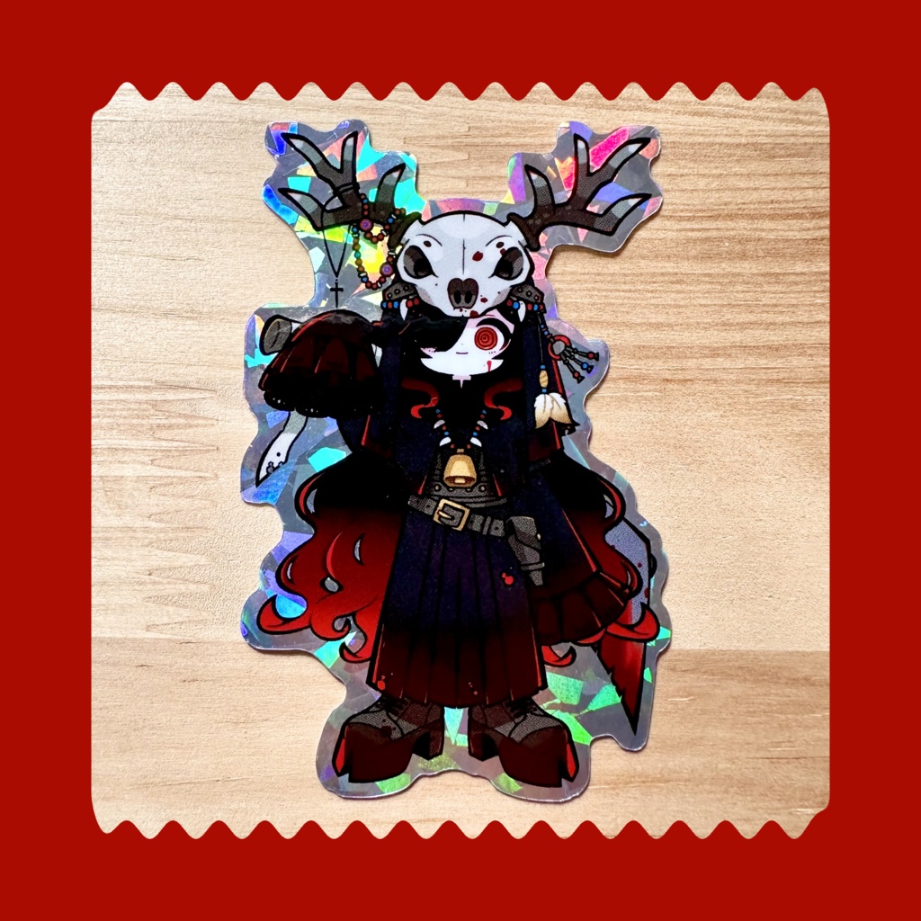 HappyHalloween2024鹿ステッカー