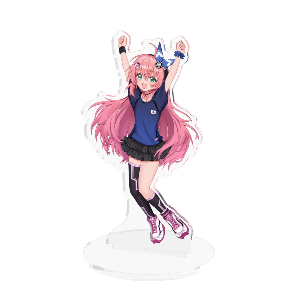 光りりあ　日本代表応援アクリルスタンド