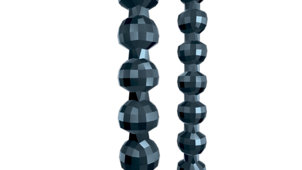 オリジナル3Dモデル ぷるぷるぷキーホルダー【ボールチェーン】