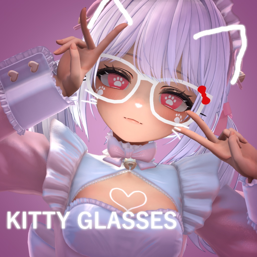Kitty Glasses / 眼鏡 (GIFT)