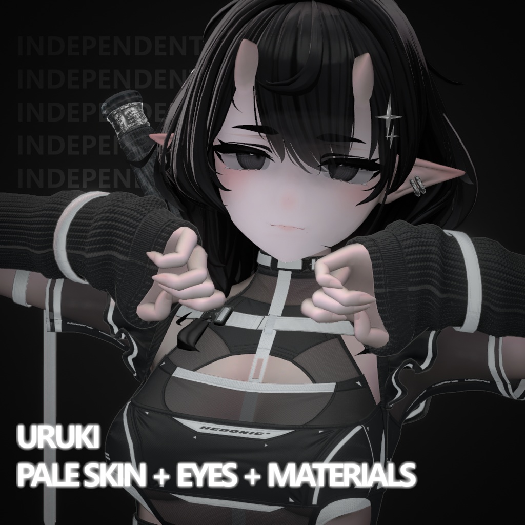 Uruki - Pale Skin + Eyes + Materials