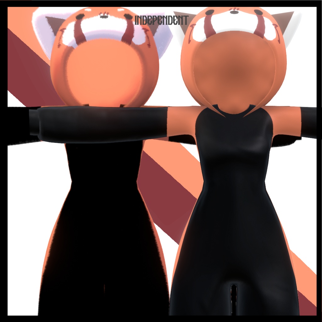 Red Panda Onesie / 着ぐるみ