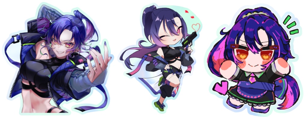 【@ALive】特製ホログラムステッカー 〈RΔONコンプリートセット〉