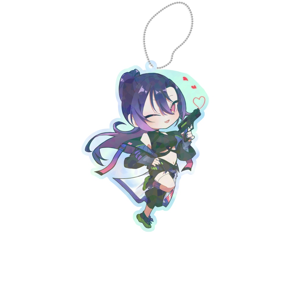 【@ALive】特製SDキャラクターホログラム仕様キーホルダー
