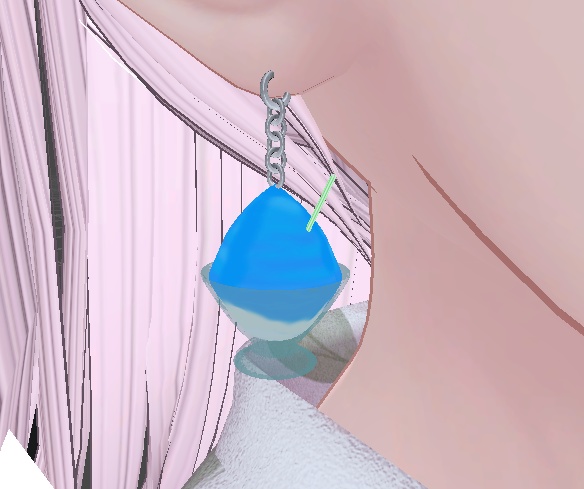 【無料】かき氷のピアス