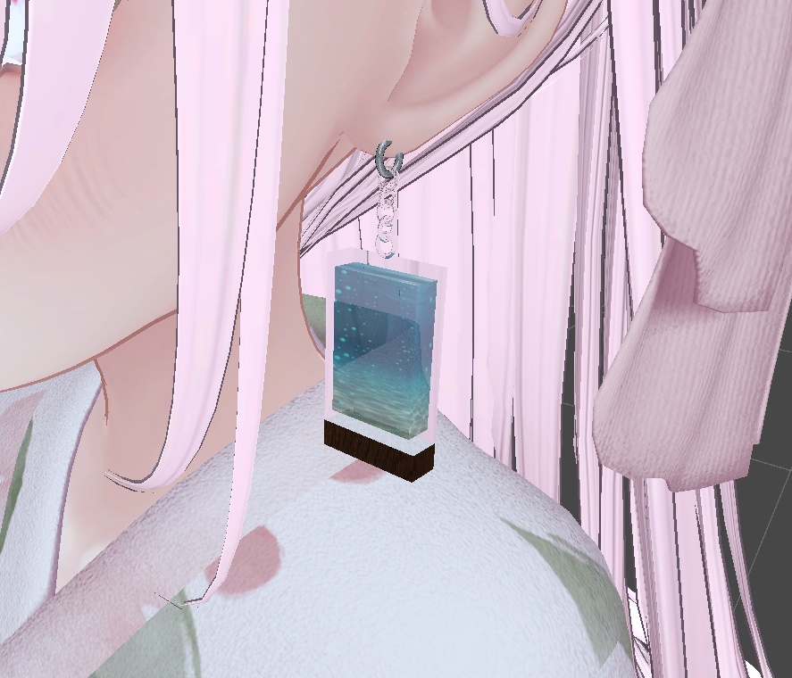 【無料】水中のピアス