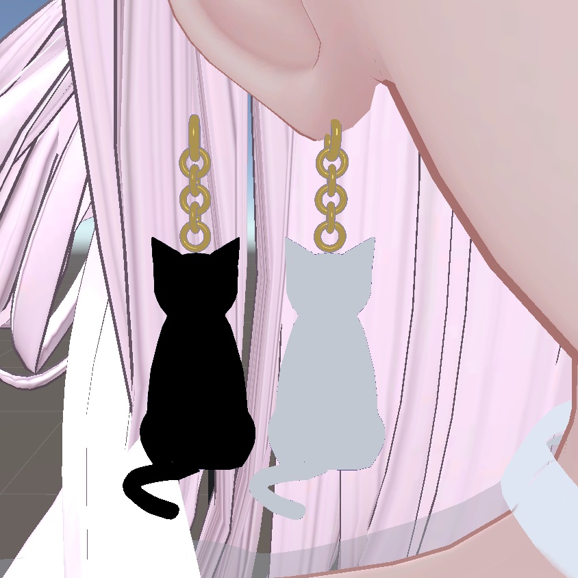 猫のピアス