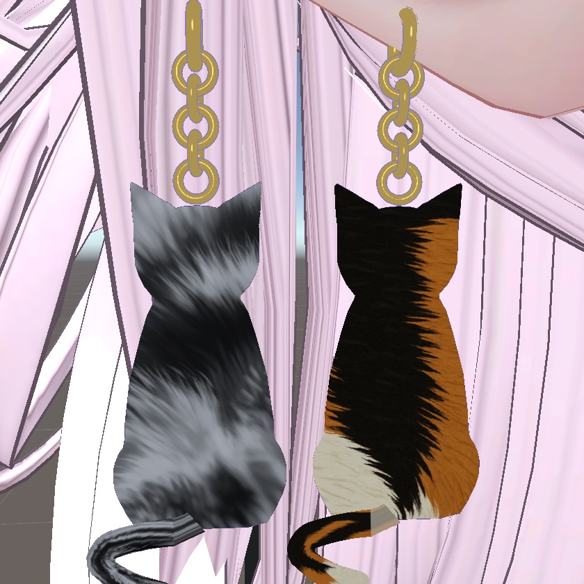猫のピアス