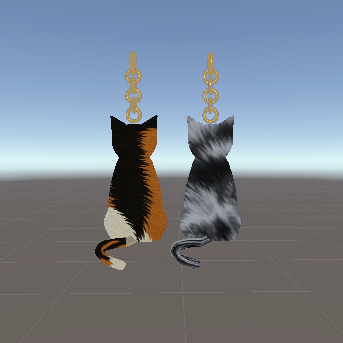 猫のピアス