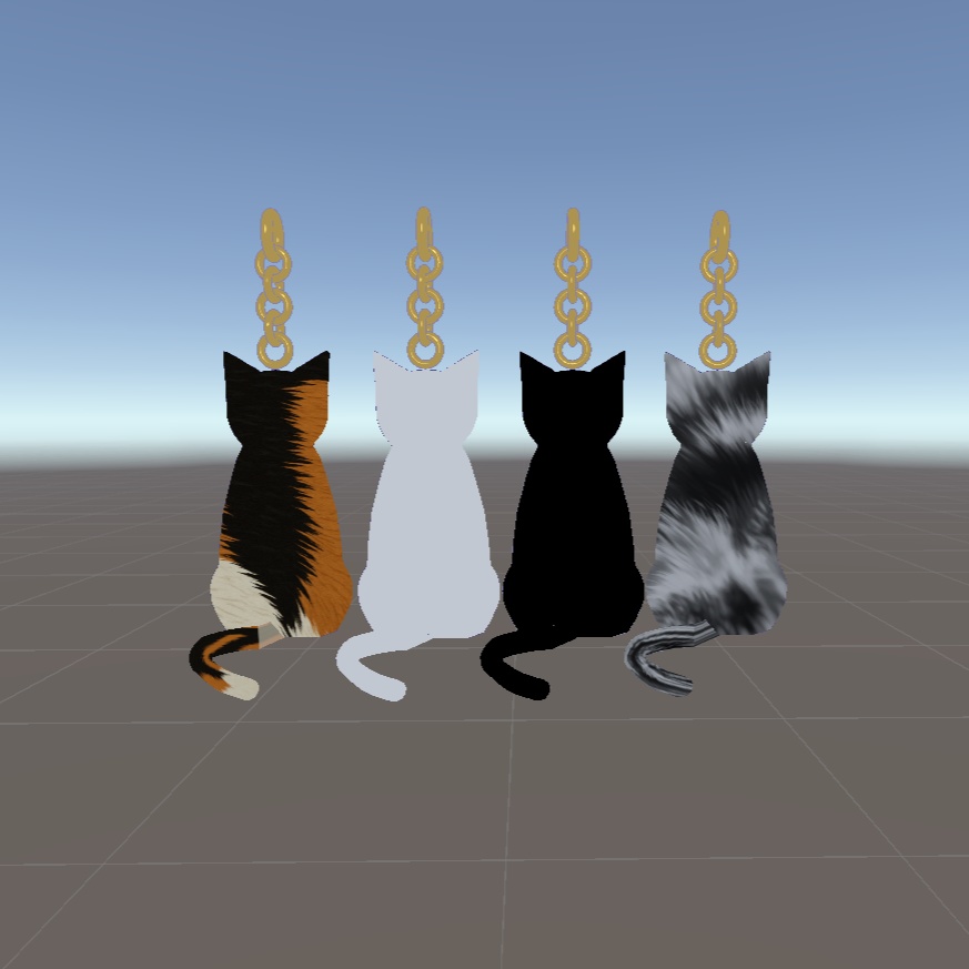 猫のピアス