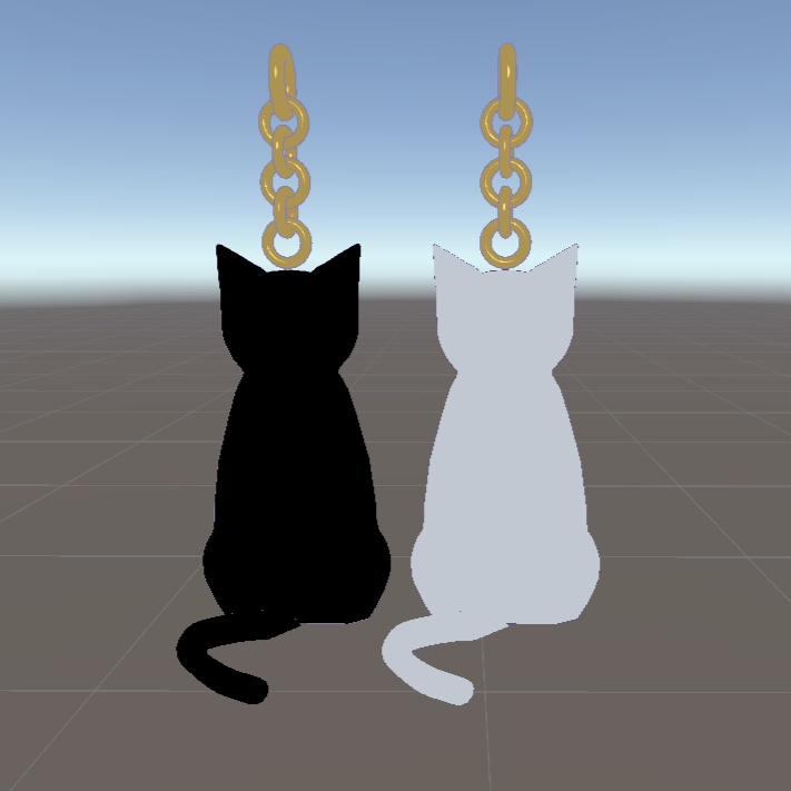 猫のピアス