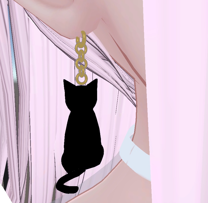 猫のピアス