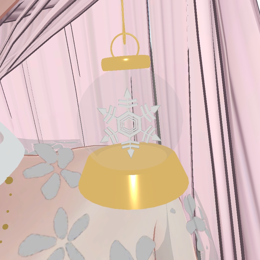 Snow Crystal Dome Earrings