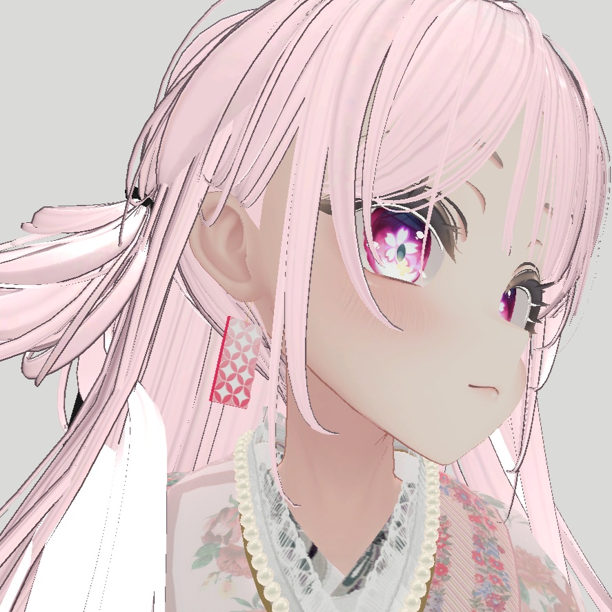 【新年】七宝模様のピアス