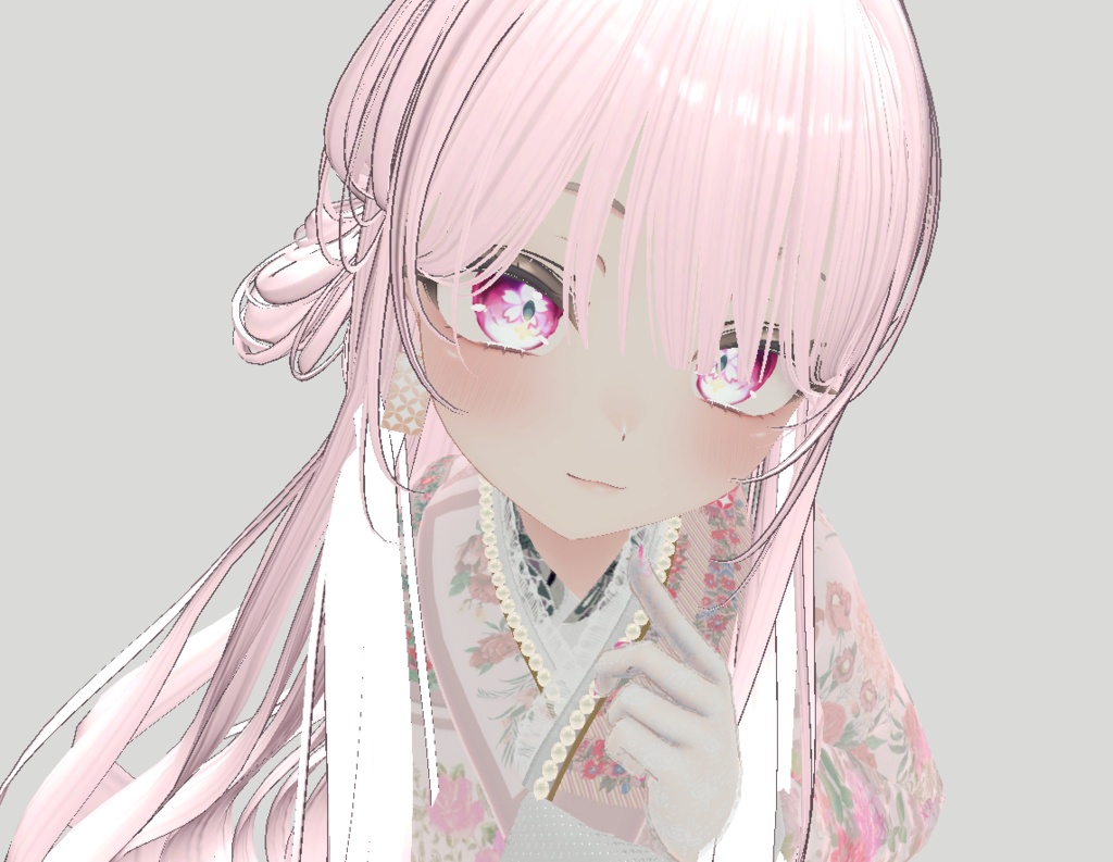 【新年】七宝模様のピアス