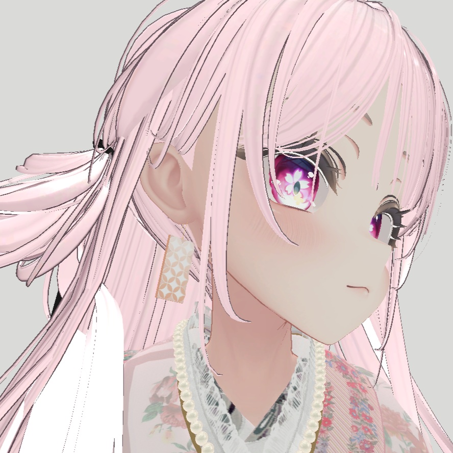 【新年】七宝模様のピアス