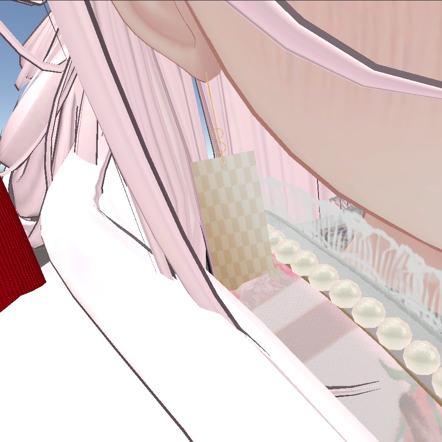 【無料】市松模様のピアス【和風】