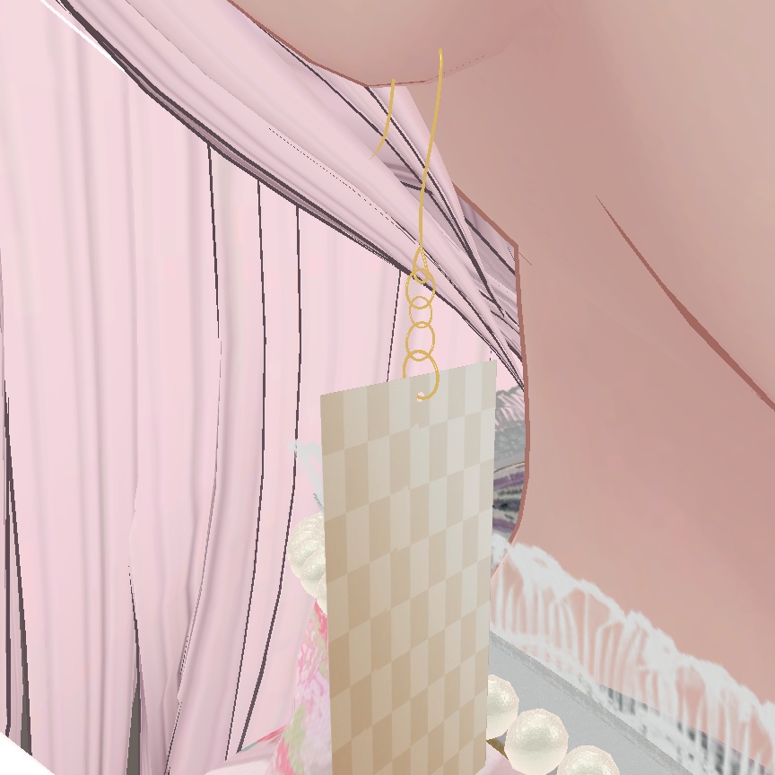 【無料】市松模様のピアス【和風】