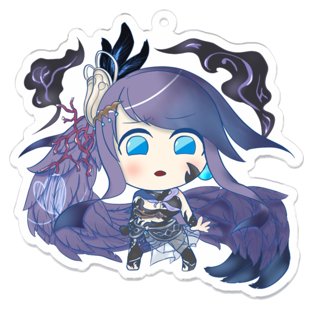 人魚姫/慾鴉のパラディンアクリルキーホルダー