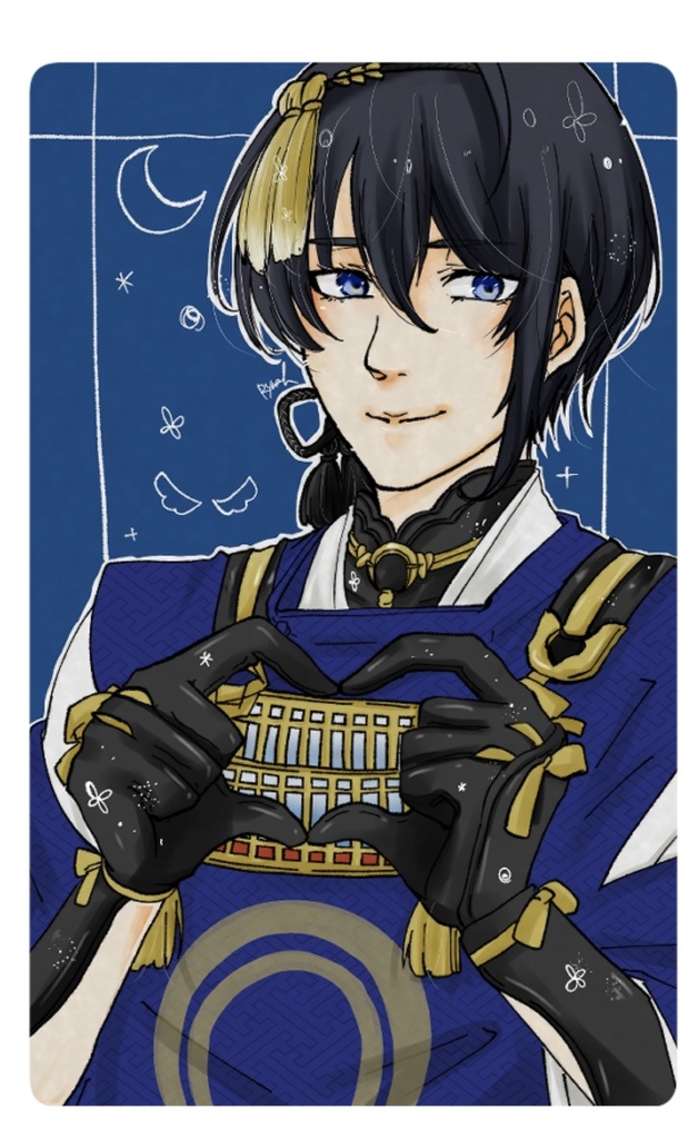 三日月宗近イラストカード