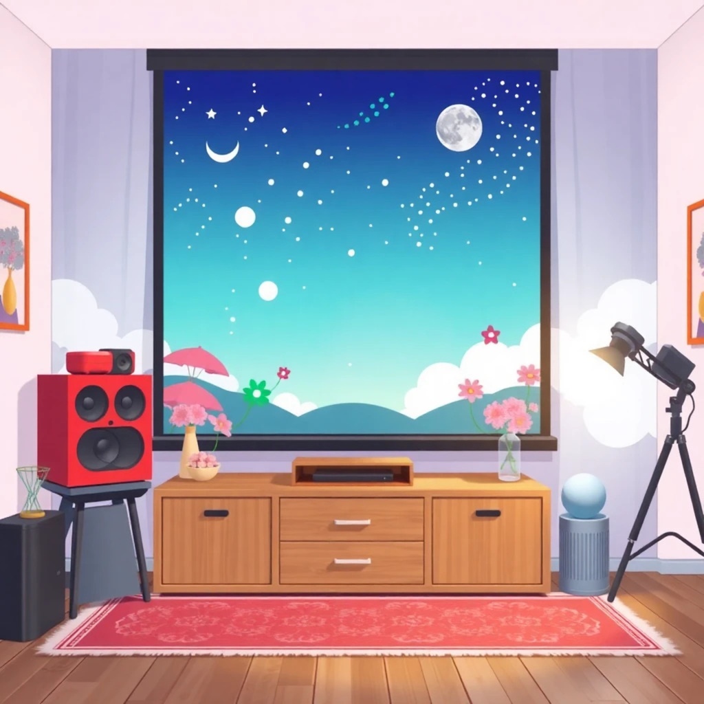 VTuber背景ライブストリーム