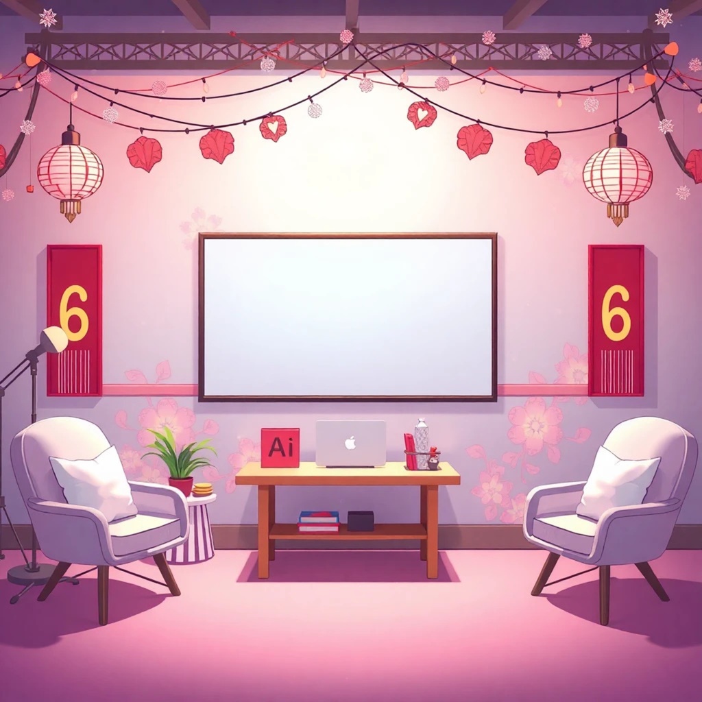 VTuber背景ライブストリーム