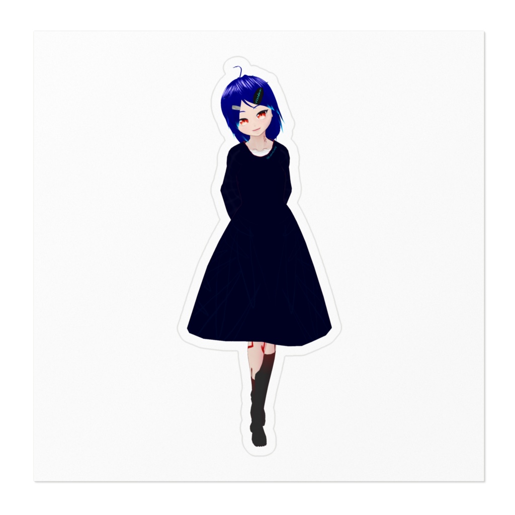 そうきちゃんステッカー「佇むそうきちゃん」