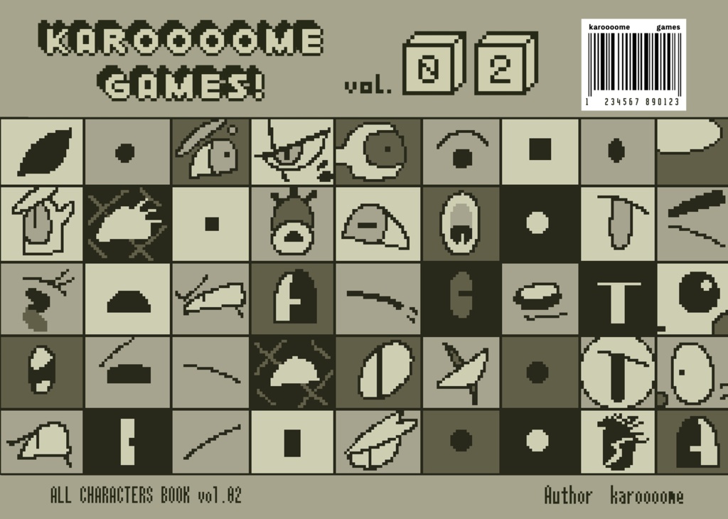 【DL版】karoooome games all characters book vol.02