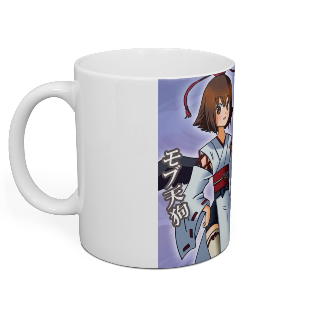 東方マグカップ「モブ天狗とモブ狸」