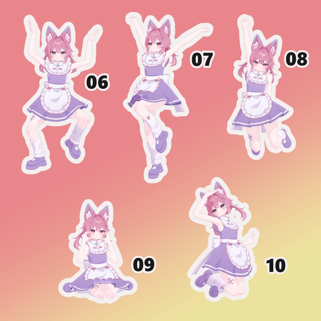 【無料/free】 Cosmic Pose Set 01 【22種】