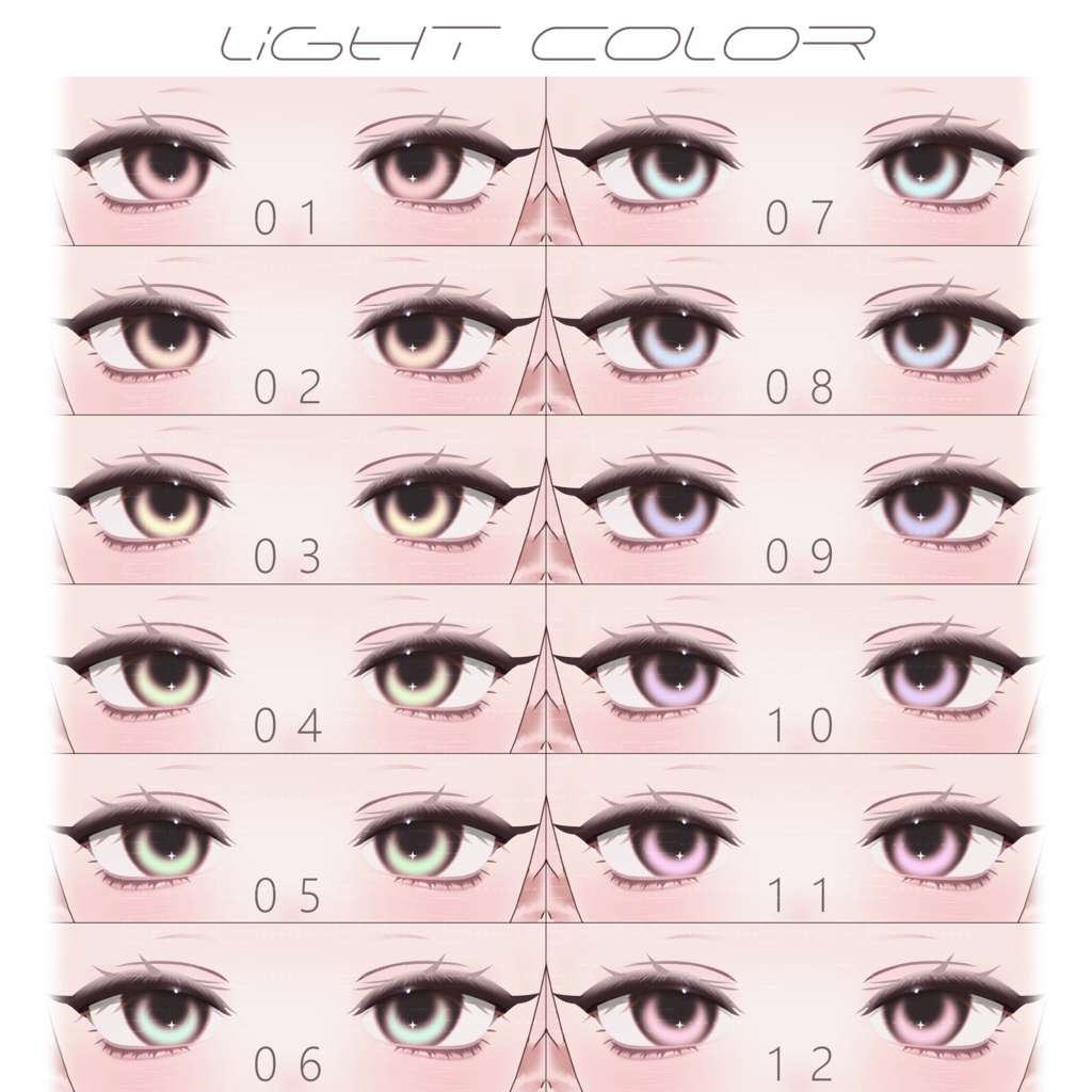 【Michella-ミシェラ】Eye Texture & Makeup Texture