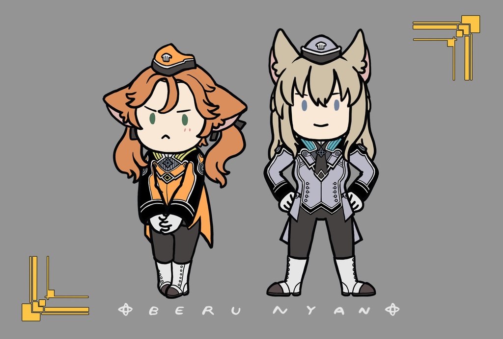 にゃんスタンド缶バッジ(ポストカード付)