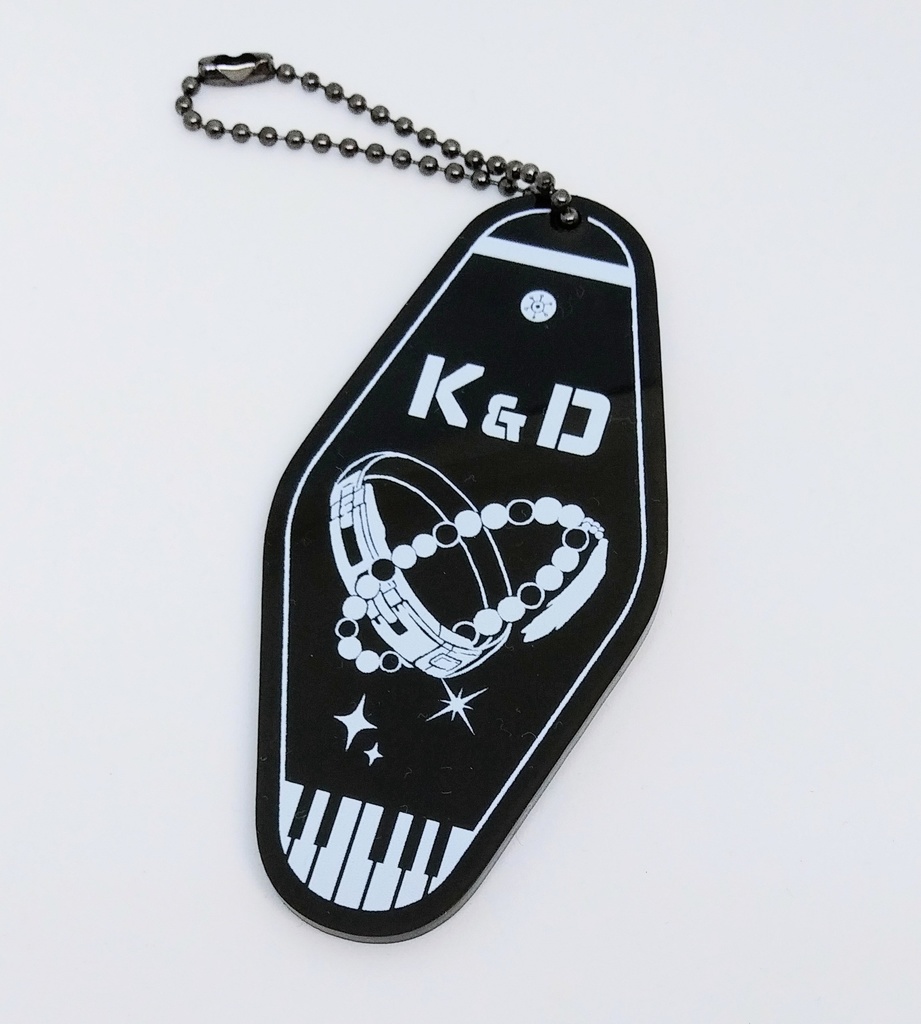 クー&ダニーモーテルキー風アクリルキーホルダー